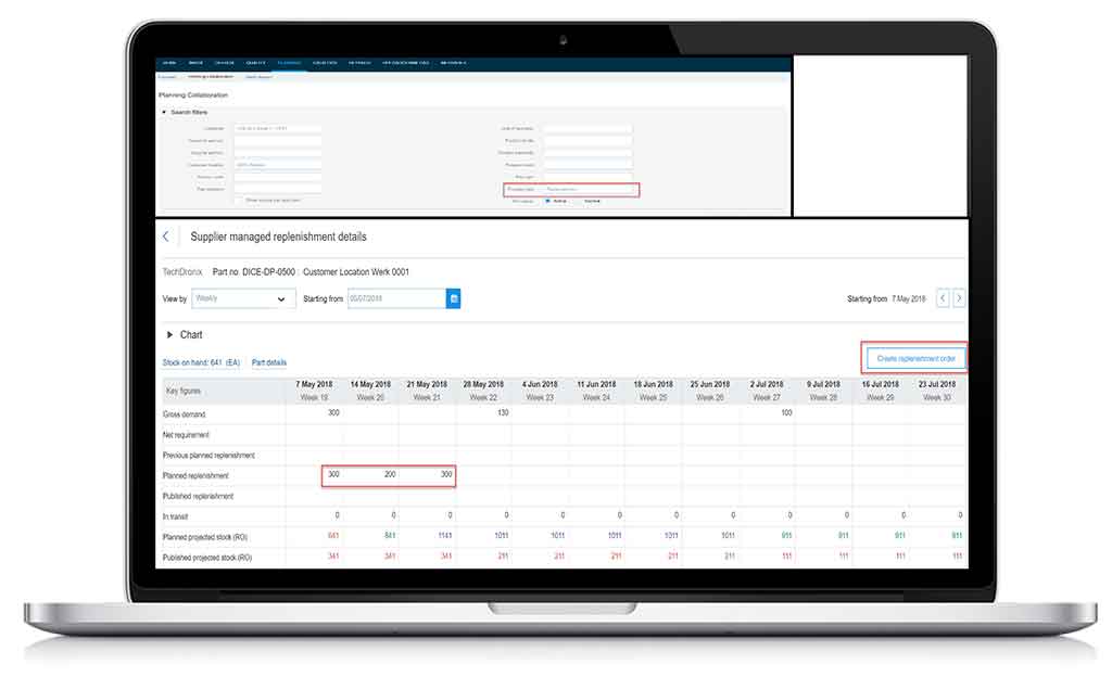 ariba inventory collaboration